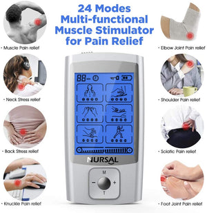 NURSAL AS1080 24 Modes TENS Unit Muscle Stimulator - Nursal