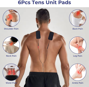NURSAL TENS EMS Foot Massager for Neuropathy, Foot Nerve Muscle Stimulator Pro, Circulation and Body Pain Relief with TENS Unit Muscle Stimulator Pads, Electric Feet Legs Blood Circulation Machine