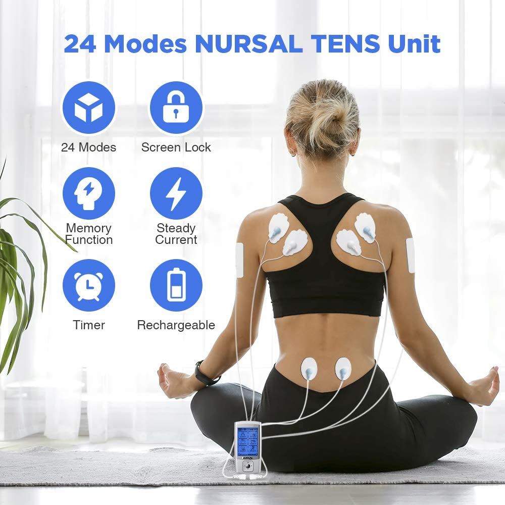 NURSAL AS1080 24 Modes TENS Unit Muscle Stimulator – Nursal